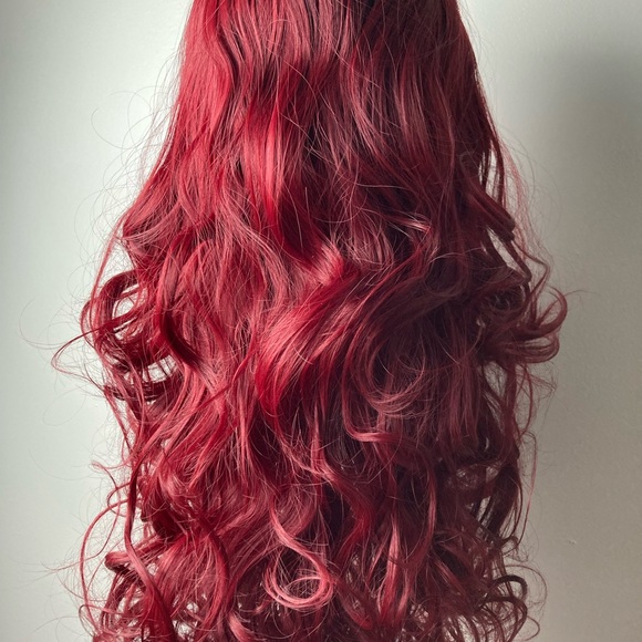 99JBurgundy Lace Front Wig - Picture 2 of 7